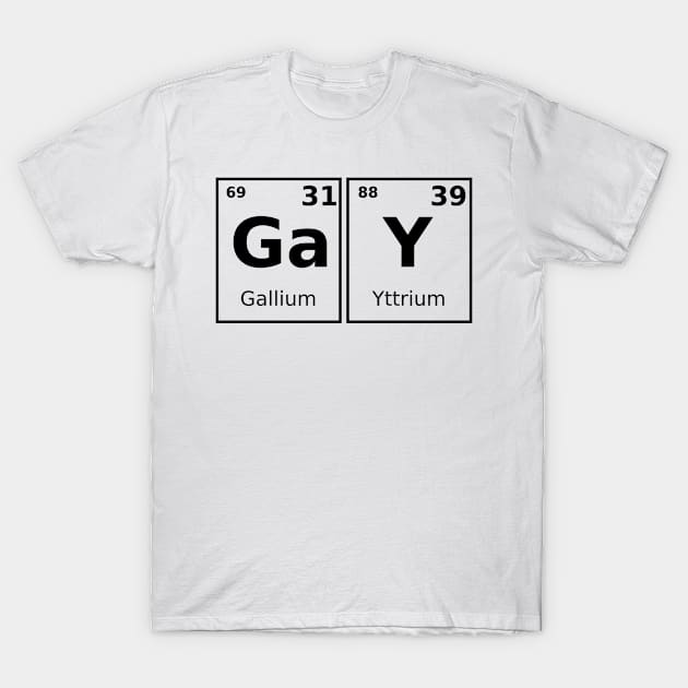 Gay chemician elemts periodic table lgbtq trans queer pride Parade rainbow gift T-Shirt by MrTeee